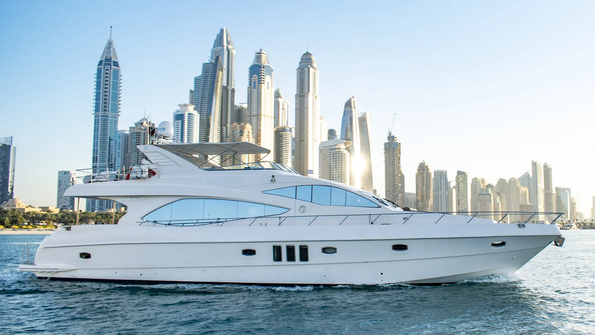 Book 80 ft Yacht Rental - Yacht Booking Dubai 8,400 AED/Hour